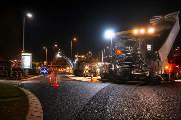 Quimper : travaux nocturnes au rond‑point de Park Poullic, déviations et coupures d’électricité