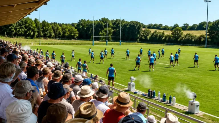 RC Vannes fait étape à Locminé: un entraînement public rassemble près de 600 supporters
