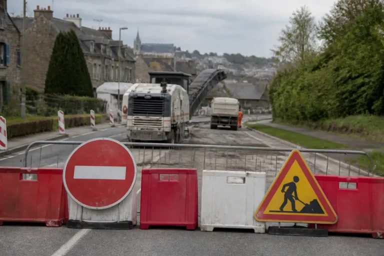 RD787 Guingamp–Carhaix : une semaine de fermeture pour réfection de chaussée