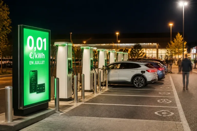 Recharge à 0,01 €/kWh en juillet: six bornes ultra-rapides ouvrent à Étréchy