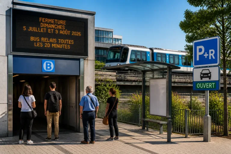 Rennes : la ligne B du métro coupée deux dimanches, bus relais toutes les 20 minutes