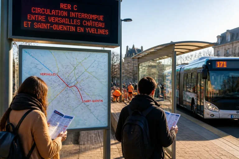 RER C : interruption complète ce week-end entre Paris et deux branches yvelinoises, prévoir des alternatives
