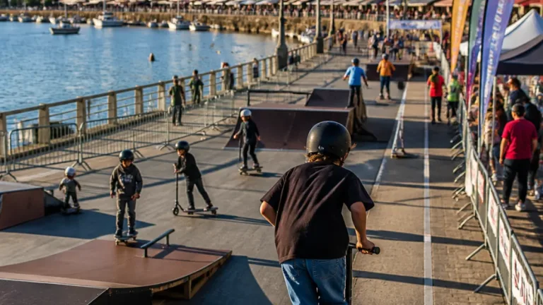 Ride in Pornic : BMX, skate et rollers ont animé le Vieux Port avec des têtes d'affiche