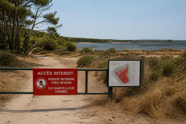 Risque d’incendie « très sévère » sur le littoral audois : accès limité et consignes renforcées