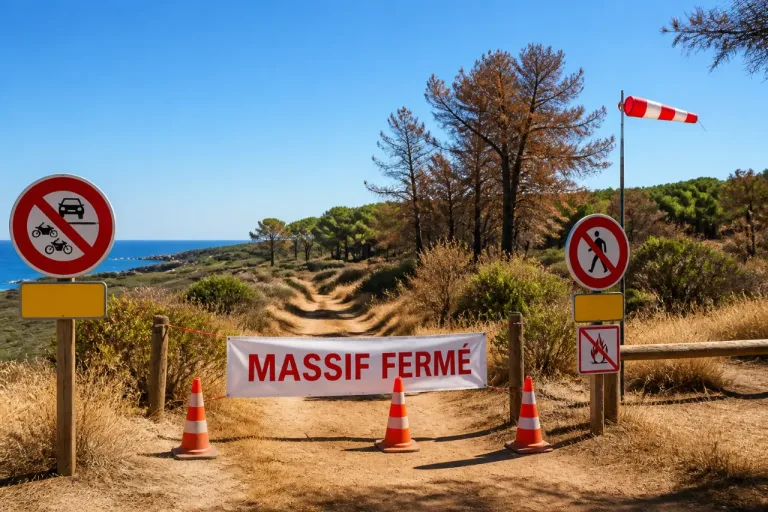 Risque incendie : deux secteurs de l’Aude placés en vigilance « extrême », massifs fermés