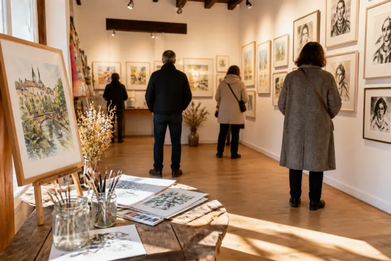 Rodez : trois artistes amis investissent la galerie Quartier libre rue de Bonald