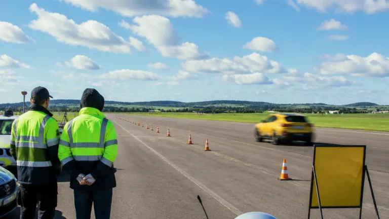Rodez : un pilote malvoyant atteint 257 km/h au volant d’une Lamborghini sur le tarmac