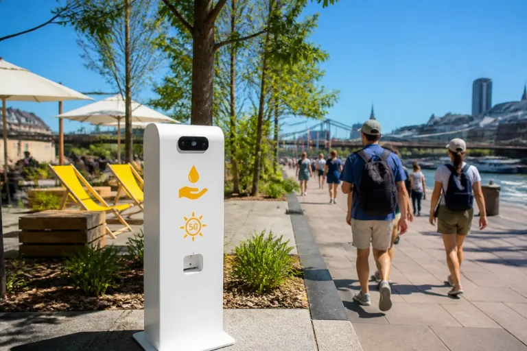 Rouen déploie des distributeurs gratuits de crème solaire pour l’été