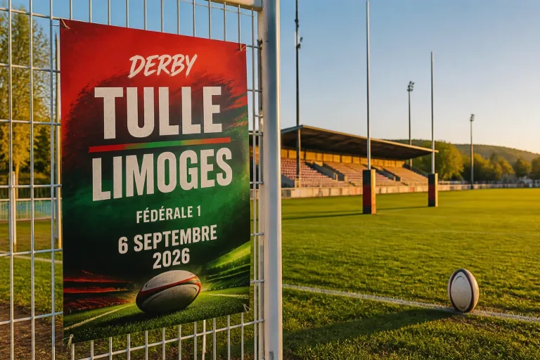Rugby: à Tulle, le derby contre Limoges revient au calendrier 2026/2027