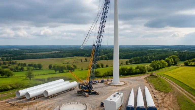 Saint-Aubin-sur-Aire : le parc éolien Meuse Sud entre en phase de reconstruction