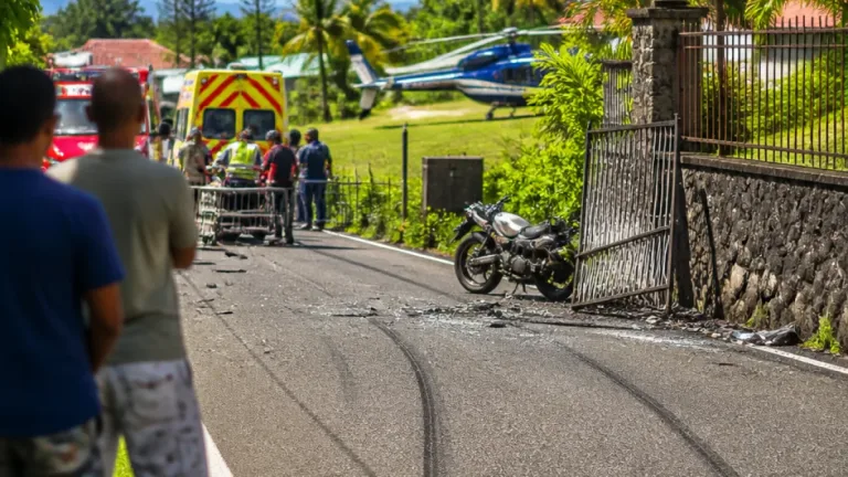 Saint-Benoît : un motard décède après une sortie de route au Petit Saint-Pierre