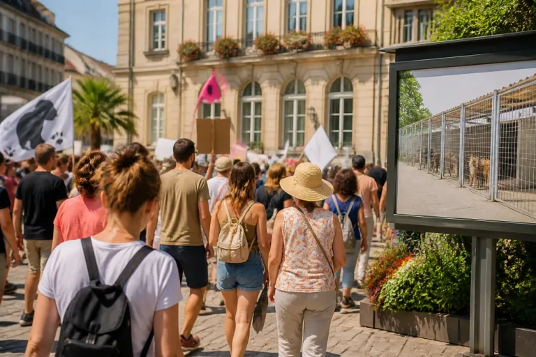 Saint-Brieuc : retour sur la manifestation contre les violences et plongée au refuge SPA