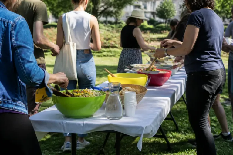 Saint-Brieuc : un repas solidaire au jardin Allende retisse des liens au cœur de la ville