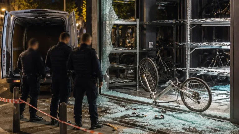 Saint-Étienne : braquage nocturne à Golden Cycles, 15 vélos volés et 60 000 € de préjudice