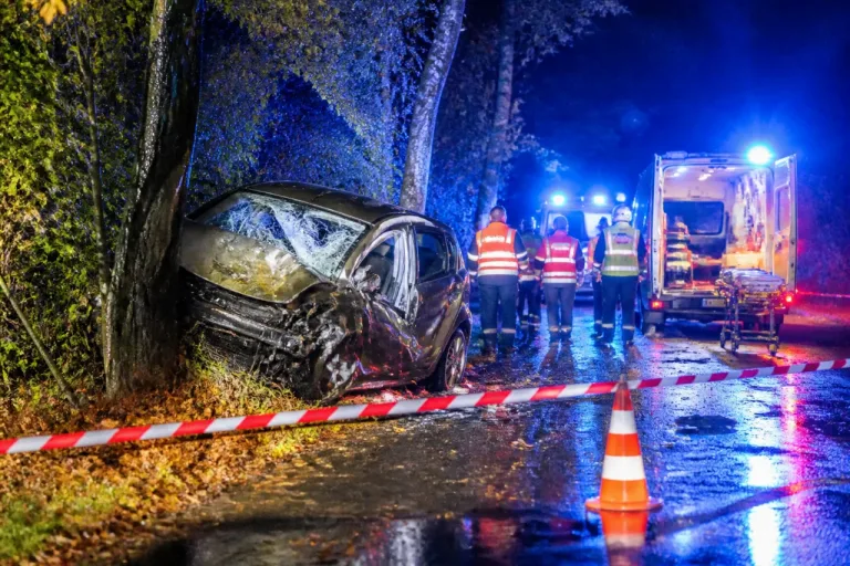 Saint-Ferréol-d’Auroure: collision contre un arbre, deux blessés graves dans la nuit
