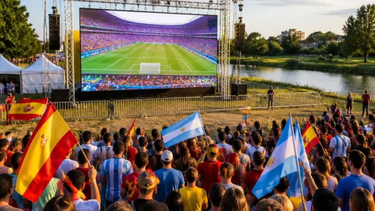 Saint-Lô : écran géant à la Plage Verte pour Espagne–Argentine, fan zone gratuite