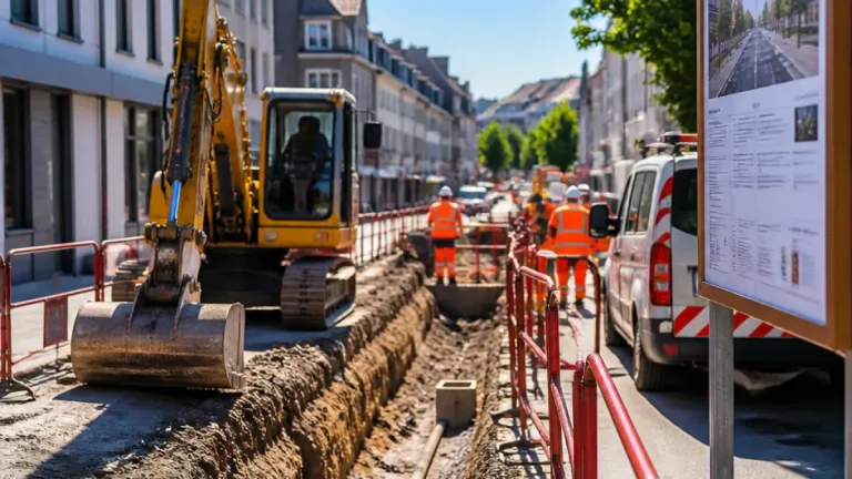 Saint-Lô : IDEX lance une page Facebook pour suivre les travaux du réseau de chaleur