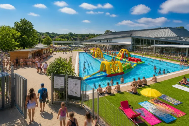 Saint-Lô : le centre aquatique passe en mode été avec structure gonflable et buvette