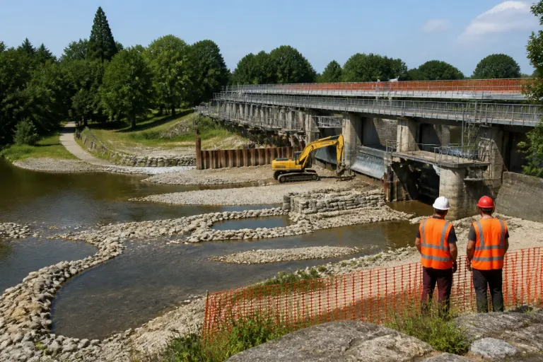 Saint-Lô : travaux au barrage du Maupas dès le 6 juillet pour restaurer la Vire