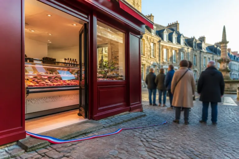 Saint-Lô : une boucherie près de la ville rouvre place de la Fontaine après un an