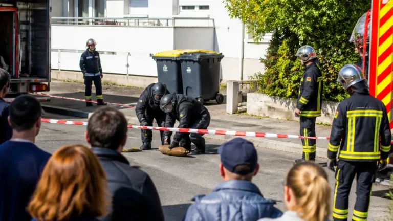 Saint-Nazaire : un obus de la Seconde Guerre mondiale neutralisé dans le quartier de l'Immaculée