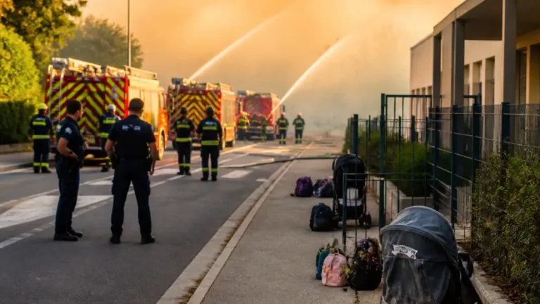 Saint-Paul : incendie près du lotissement Gonneau Montbrun, évacuation d'une crèche
