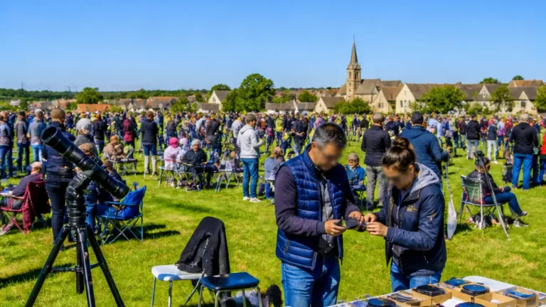 Saint‑Paul (Orne) : l’éclipse du 12 août a rassemblé près de 300 personnes