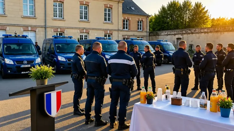 Saint-Quentin : le lieutenant-colonel Frédéric Sanchez quitte le commandement de la compagnie