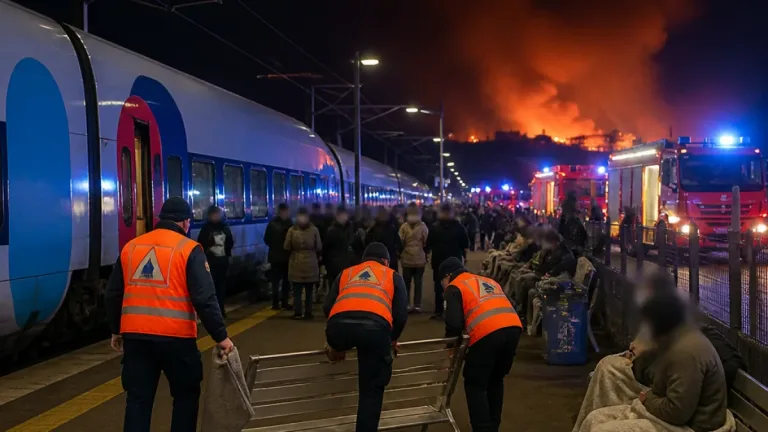 Saint-Quentin : un incendie à Suez mobilise la Protection civile et bloque un TGV Ouigo