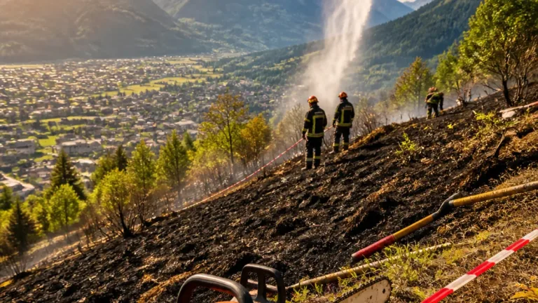Sallanches : un homme de 73 ans meurt dans un incendie déclenché lors d’un débroussaillage