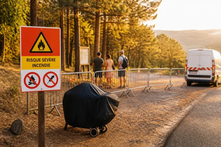 Saône‑et‑Loire placé en « risque sévère » incendie : ce qui change dès lundi midi