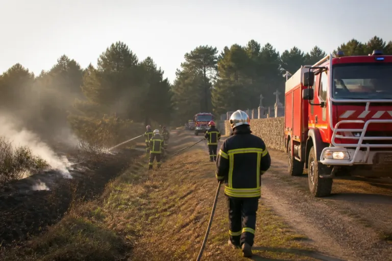Sarthe : trois départs de feu en quelques heures, forêt et friches mobilisent les secours