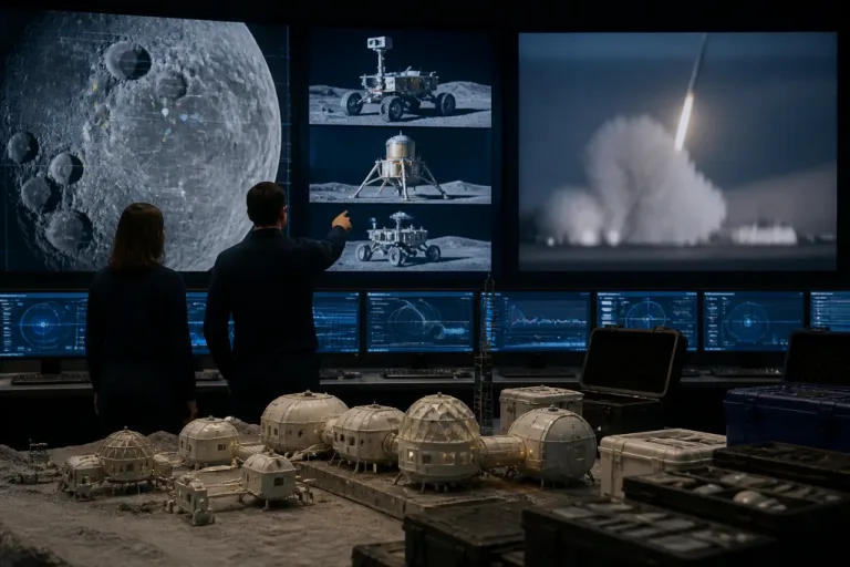 La NASA accélère vers une base au pôle sud lunaire malgré l’échec de New Glenn