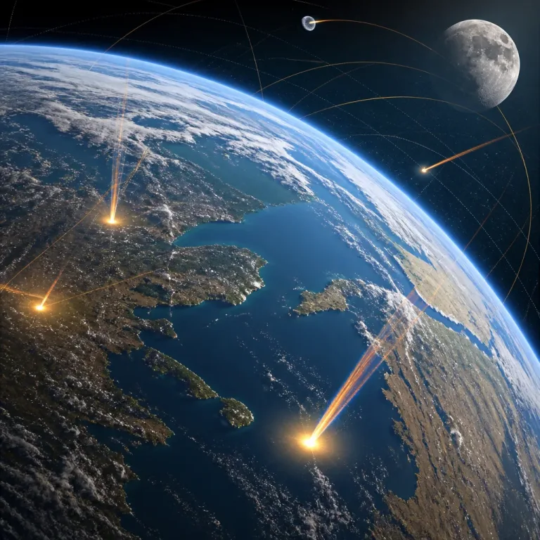 Une pluie d'astéroïdes aurait frappé les planètes intérieures il y a 800 millions d'années