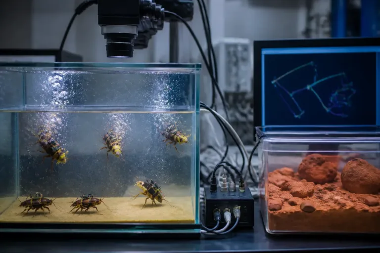 Des cafards cyborgs testés sous l’eau relancent l’idée d’éclaireurs pour Mars