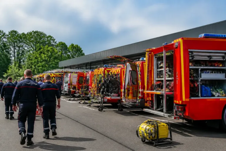 Sdis 35: 81 nouveaux véhicules et un effort financier renforcé présentés à L’Hermitage