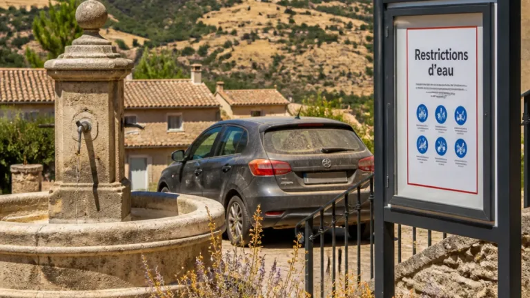 Sécheresse : 30 communes des Alpes‑Maritimes placées sous restrictions d’eau dès le 11 juillet