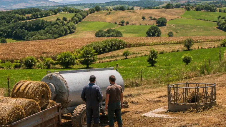 Sécheresse à Hasparren : des agriculteurs au bord de l’épuisement après un été hors norme