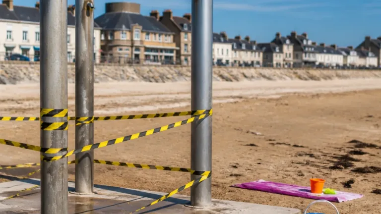 Sécheresse : Courseulles‑sur‑Mer ferme ses douches de plage pour économiser l’eau