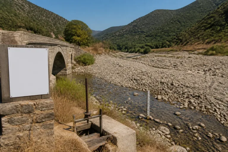 Sécheresse en Ardèche : restrictions d’eau renforcées sur l’Eyrieux, vigilance élargie