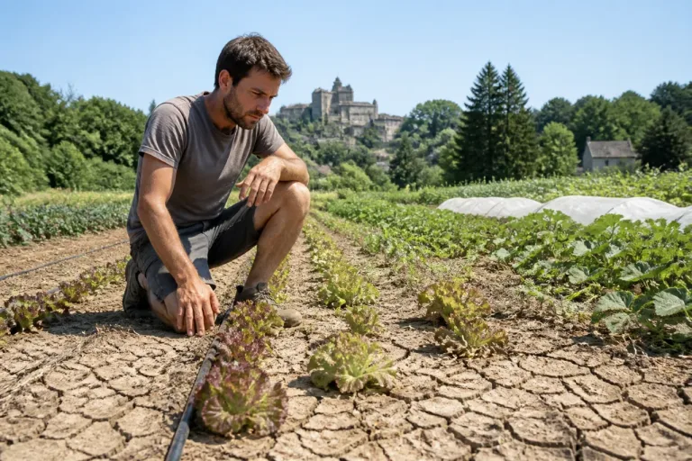 Sécheresse en Corrèze : arrosages restreints, maraîchers sous tension