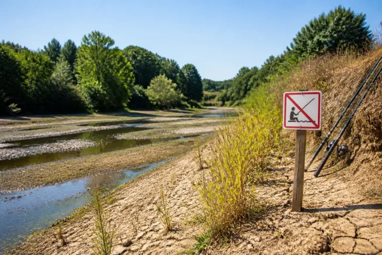 Sécheresse en Creuse : la pêche suspendue sur la plupart des cours d'eau