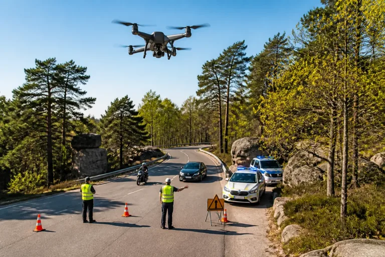 Sécurité routière: un drone en appui des contrôles sur la route de l’Escargot