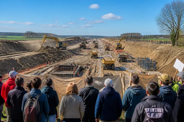Seine‑Nord‑Europe : le méga‑chantier relance le débat dans le Nord