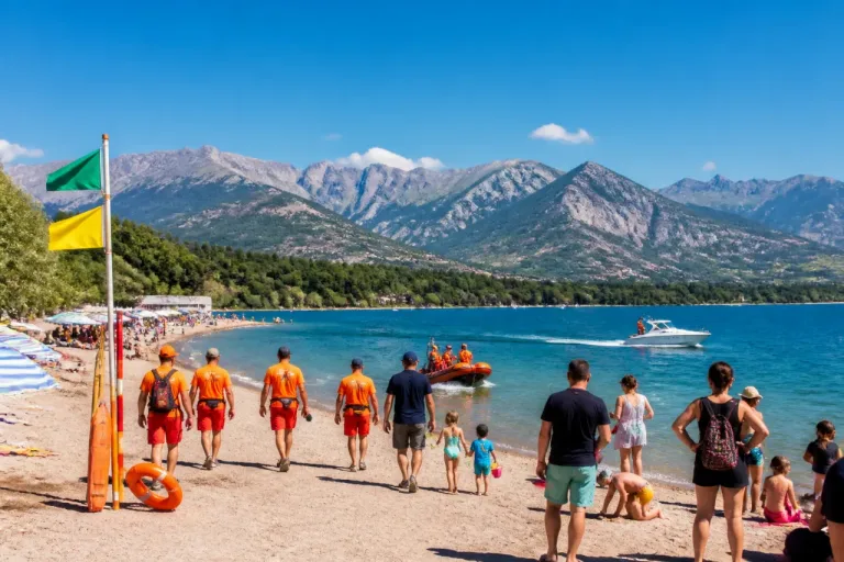 Serre-Ponçon : 13 plages surveillées, le SDIS 05 renforce la sécurité des baignades