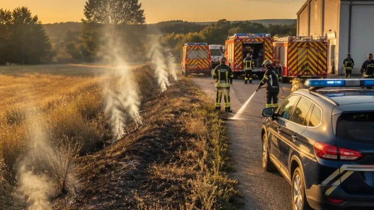 Six départs de feu simultanés à Lamothe‑Capdeville : la piste volontaire examinée