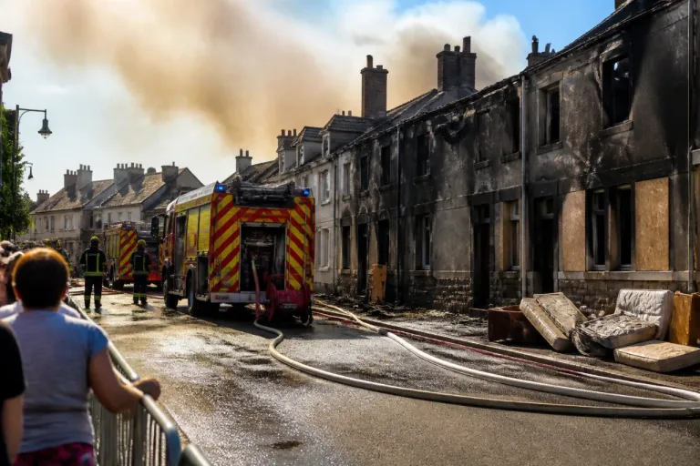 Six logements détruits par un incendie à Mayenne : un homme interpellé