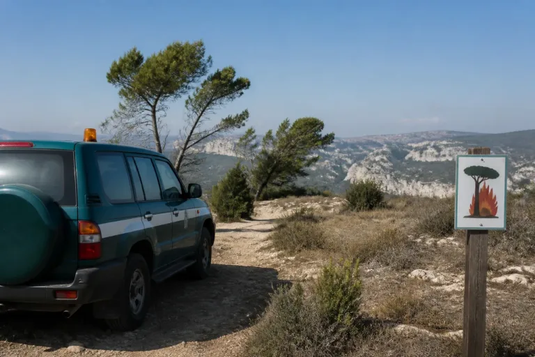 Sous l’effet du mistral, les massifs du Vaucluse sous haute vigilance incendie