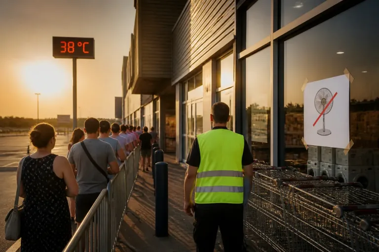 Sous la chaleur, la course aux ventilateurs vire à la pénurie et aux débordements