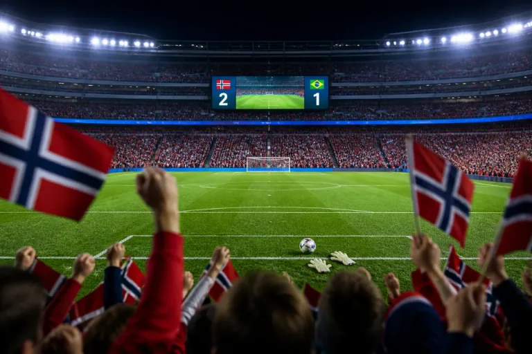 La Norvège renverse le Brésil (2-1) et file en quarts : Haaland et Nyland font la décision